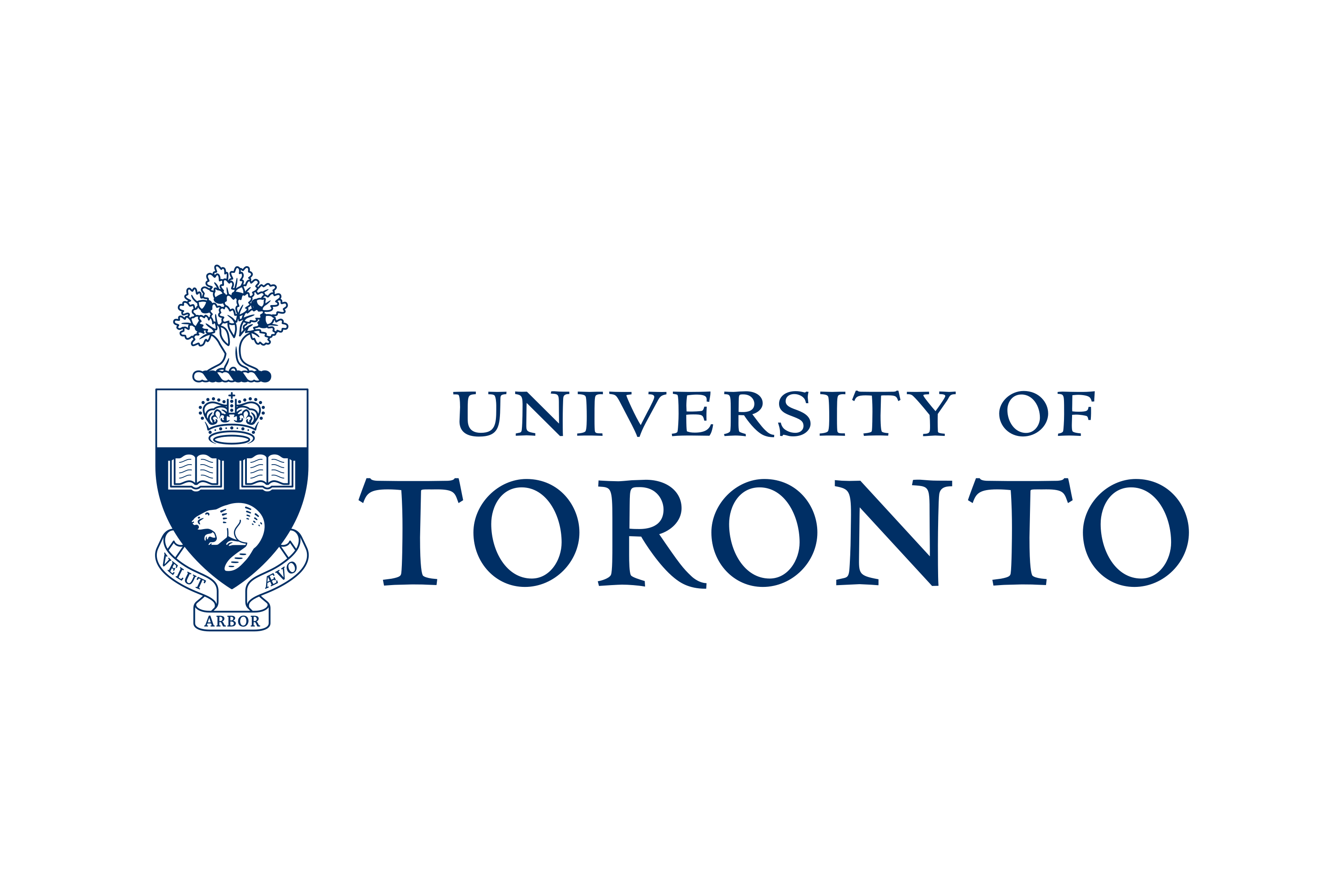 University of Toronto logo depicting a blue and white coat of arms.